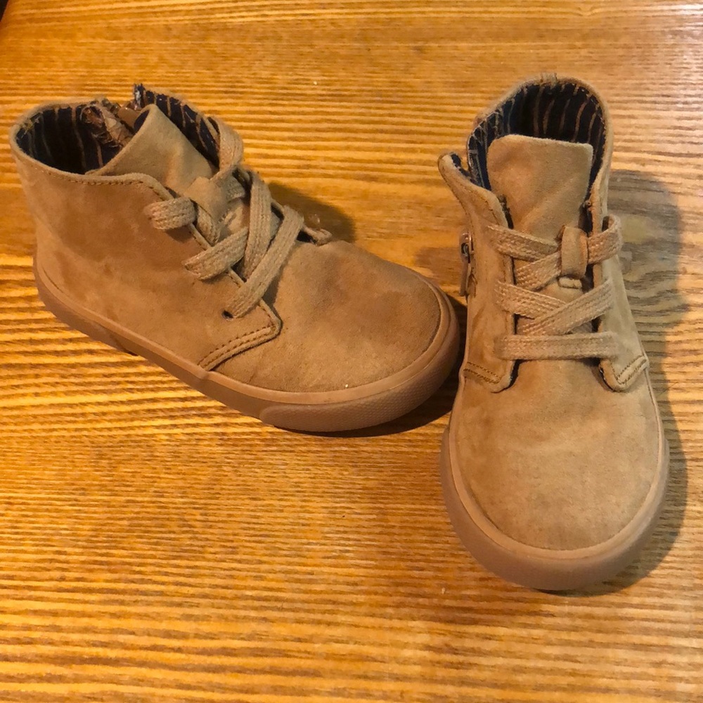 Toddler boy suede boots size 7